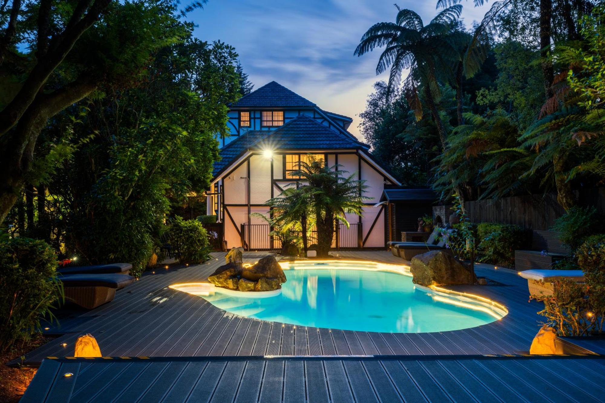 Hana Lodge Rotorua Bagian luar foto